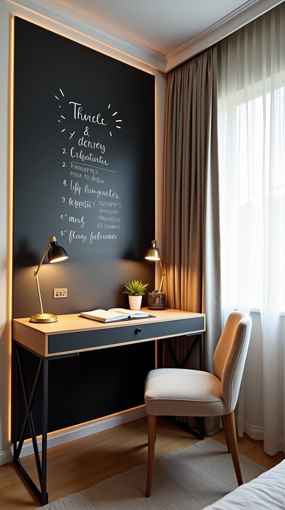 interactive desk space transformation