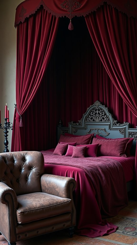 layered gothic textile fusion