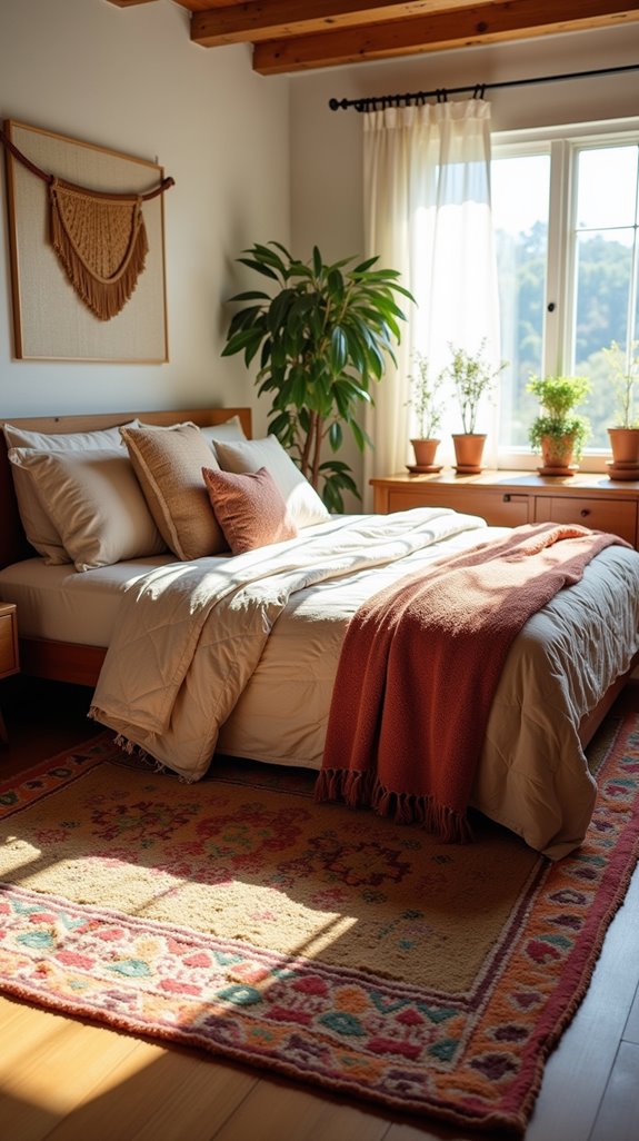 layered rugs for comfort