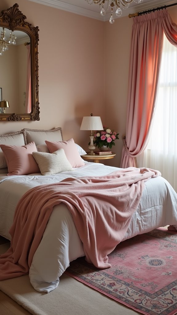 layered rugs for coziness