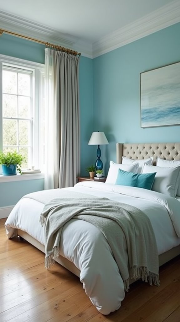 light blue and white elegance