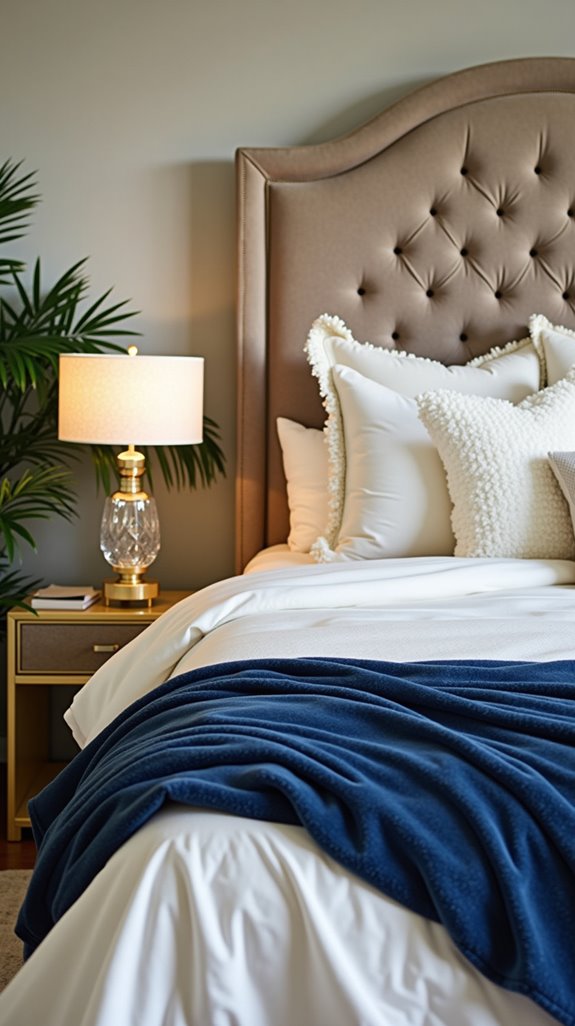 luxurious bedding for comfort