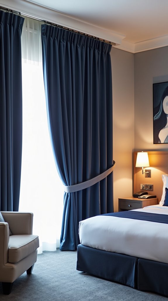 luxurious layered window treatments