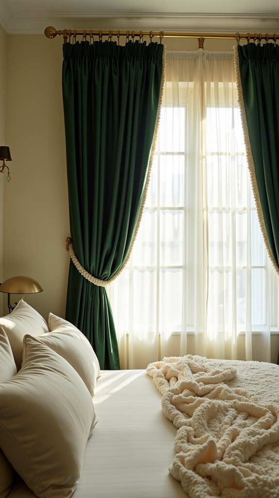 luxurious velvet drapes elegance