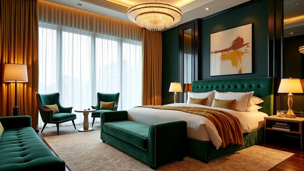 luxury modern hotel bedrooms