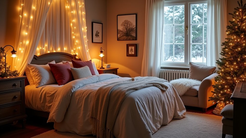 magical christmas bedroom decor