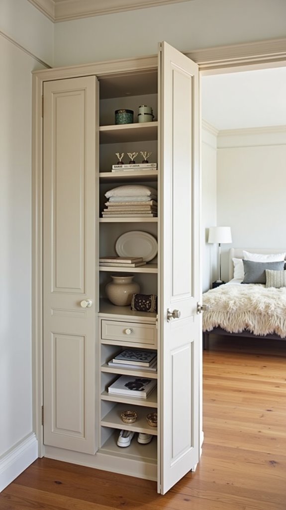 maximize closet door storage