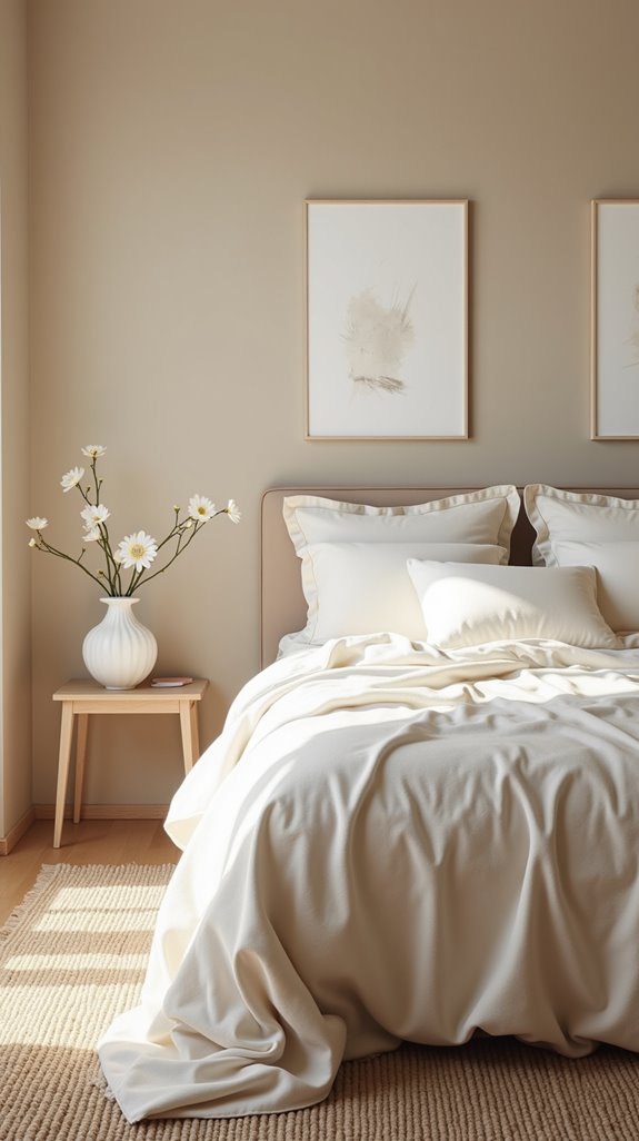 minimalist beige and white retreat