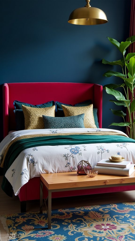 mixing patterns creates balance