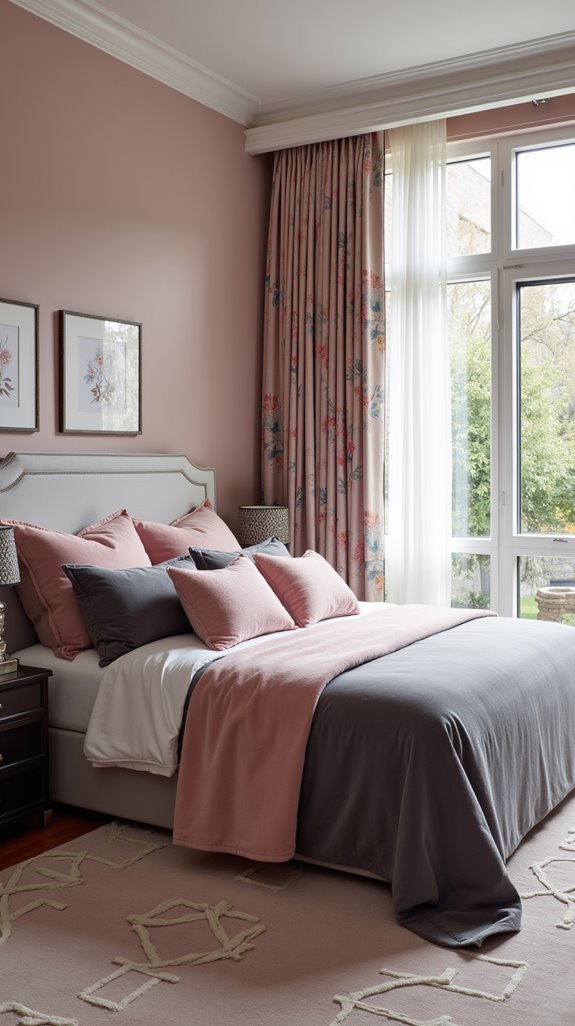 mixing patterns with pink