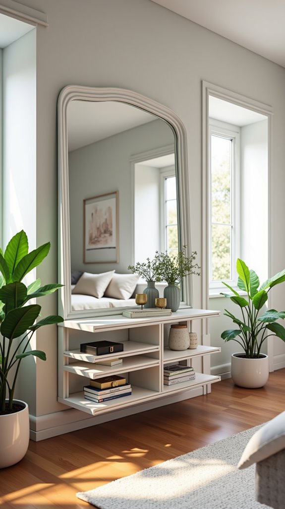 multi functional mirrored storage solutions