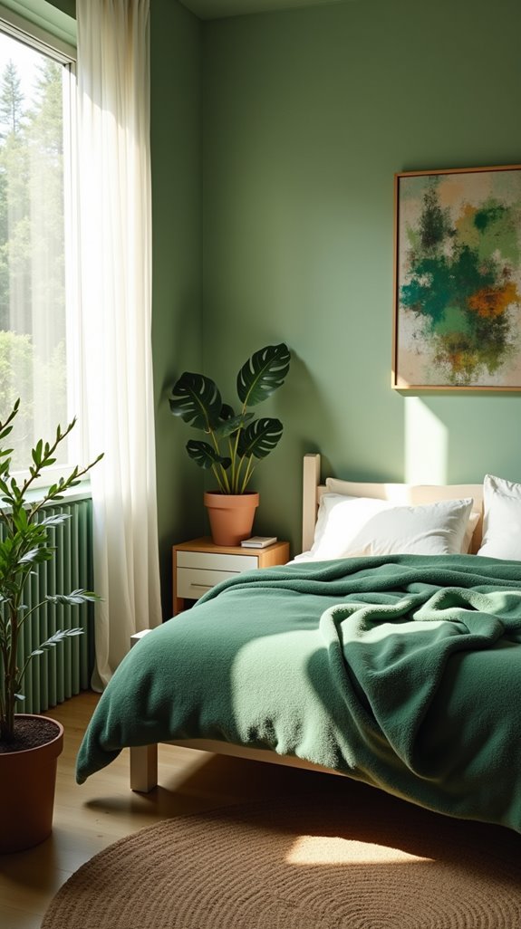 nature inspired bedroom artwork