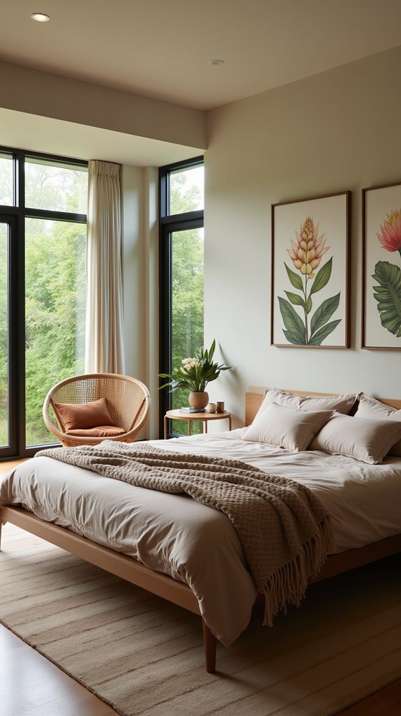 nature inspired bedroom decor