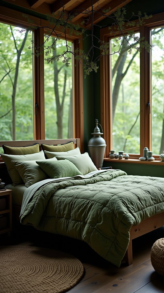 nature inspired serene bedding