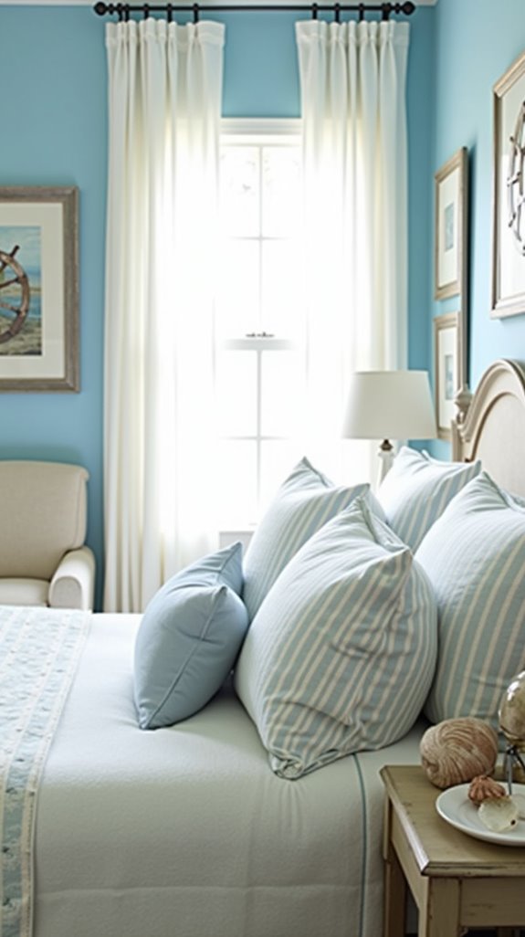 nautical bedroom light blue