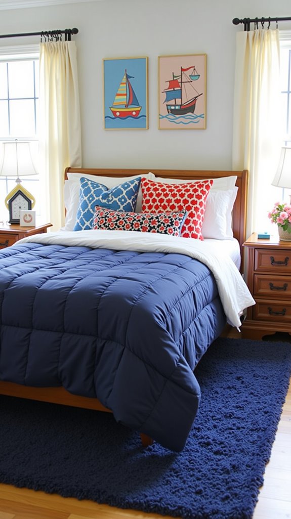 navy themed kids bedroom ideas