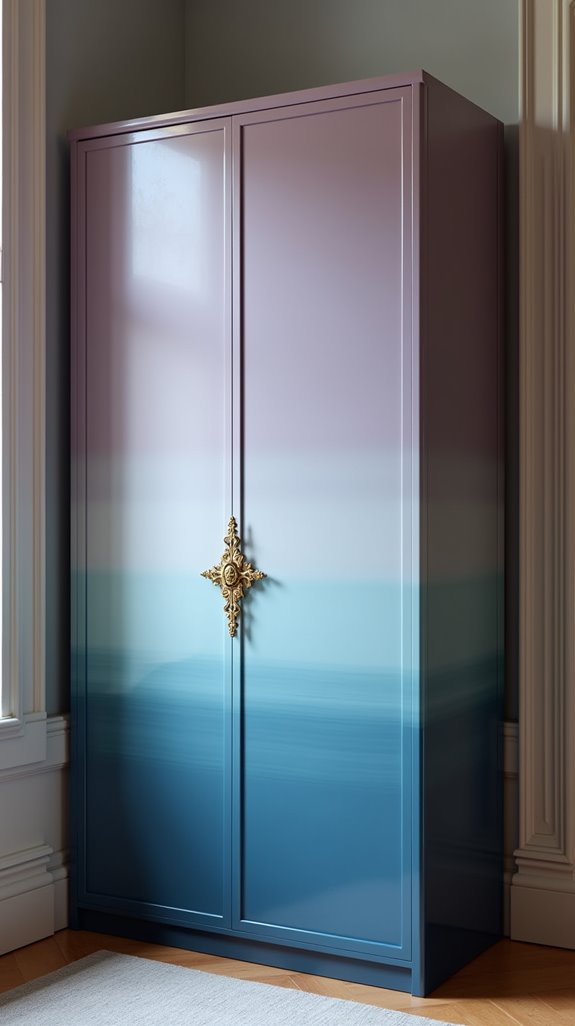 ombre cupboard color inspiration