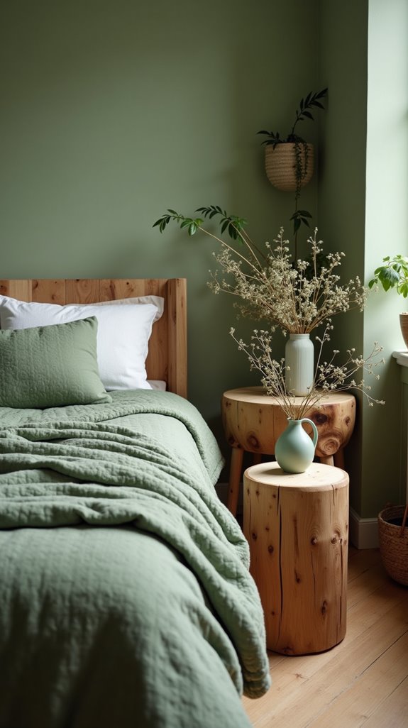 organic wood furniture selection