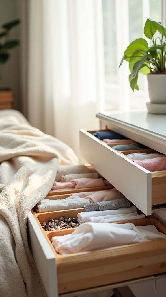 organize drawers for clarity