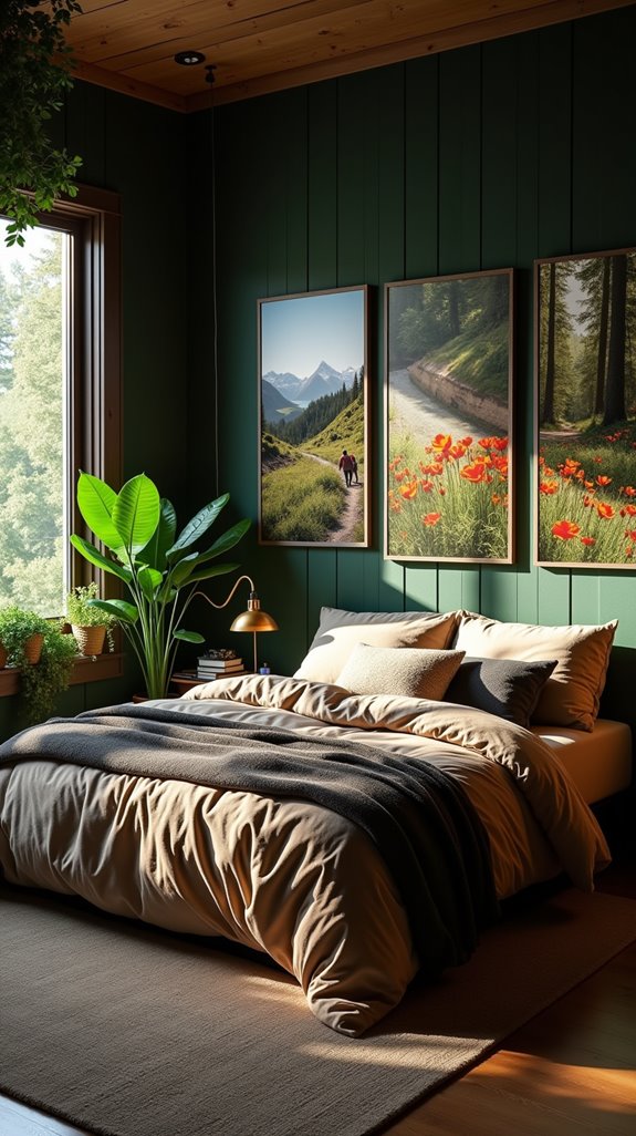 outdoor memories gallery wall