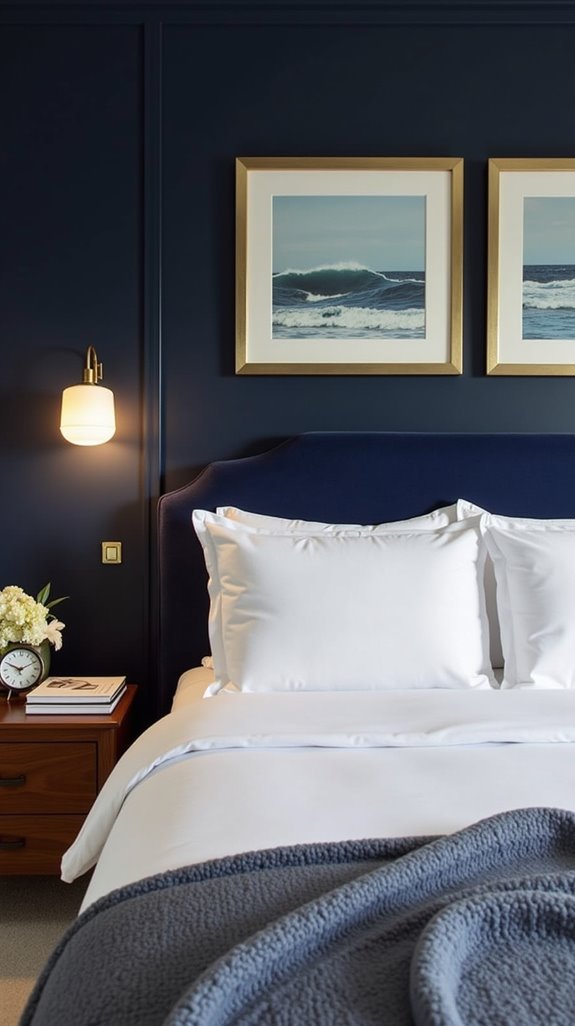 personalize navy themed sanctuary