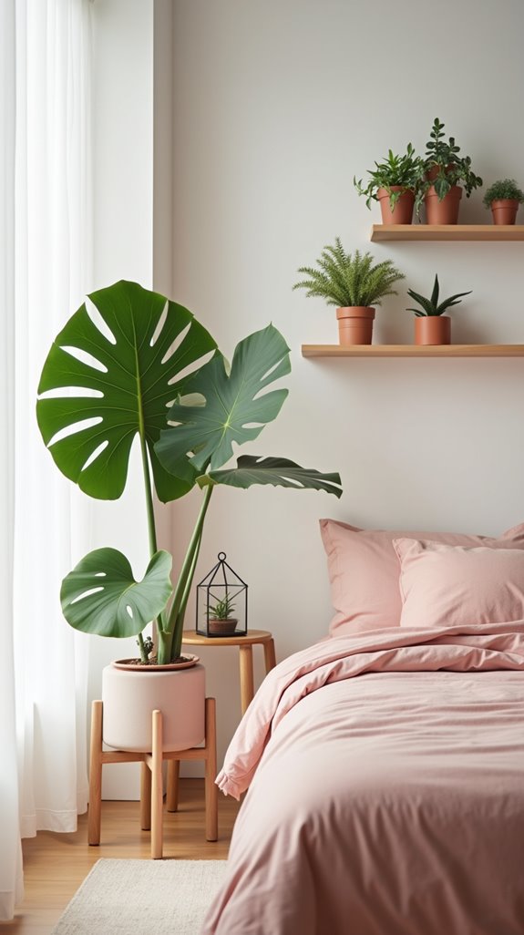 plants enhance minimalist serenity