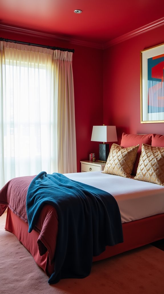 playful red color infusion