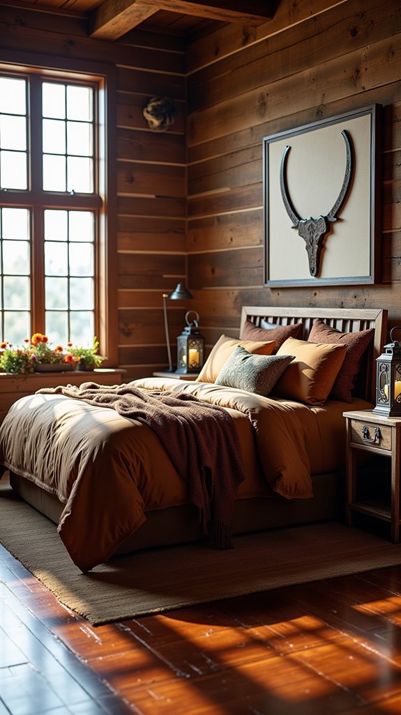 polished western bedroom decor