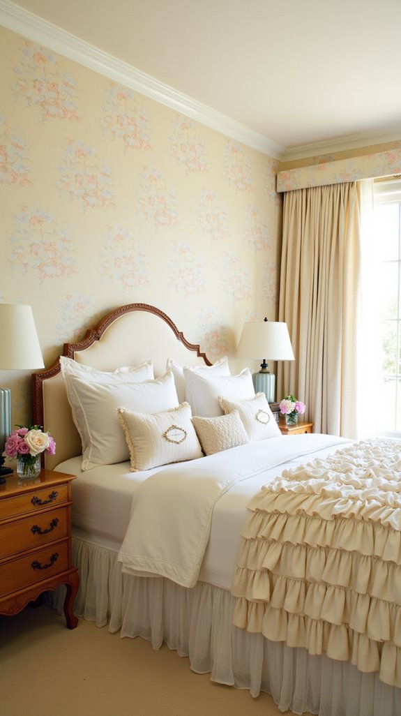romantic floral bedroom makeover