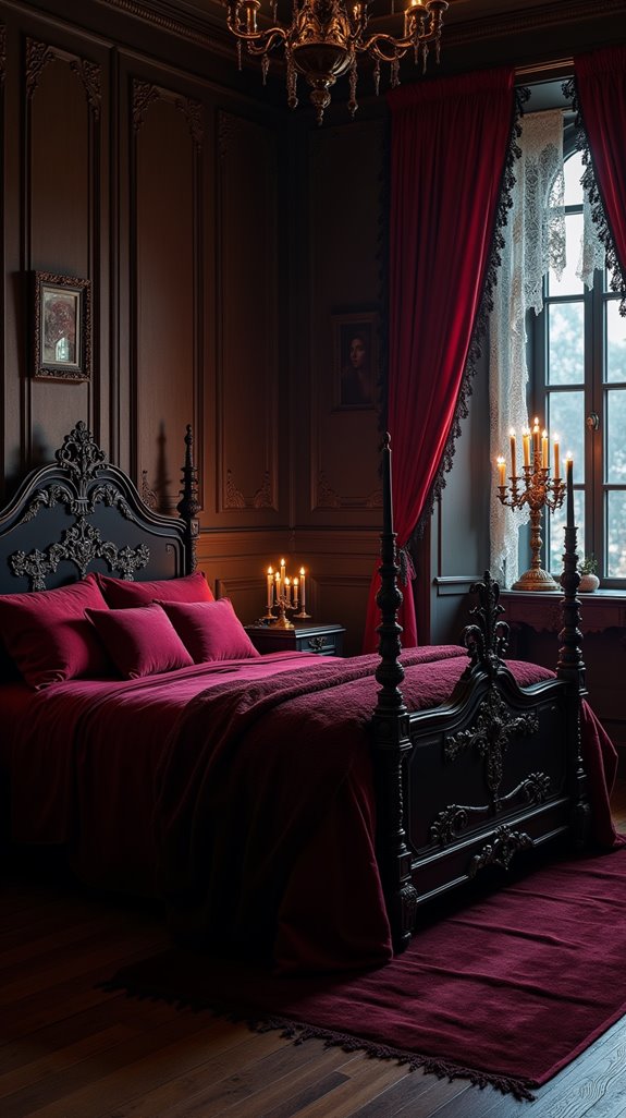 romantic gothic candlelight ambiance