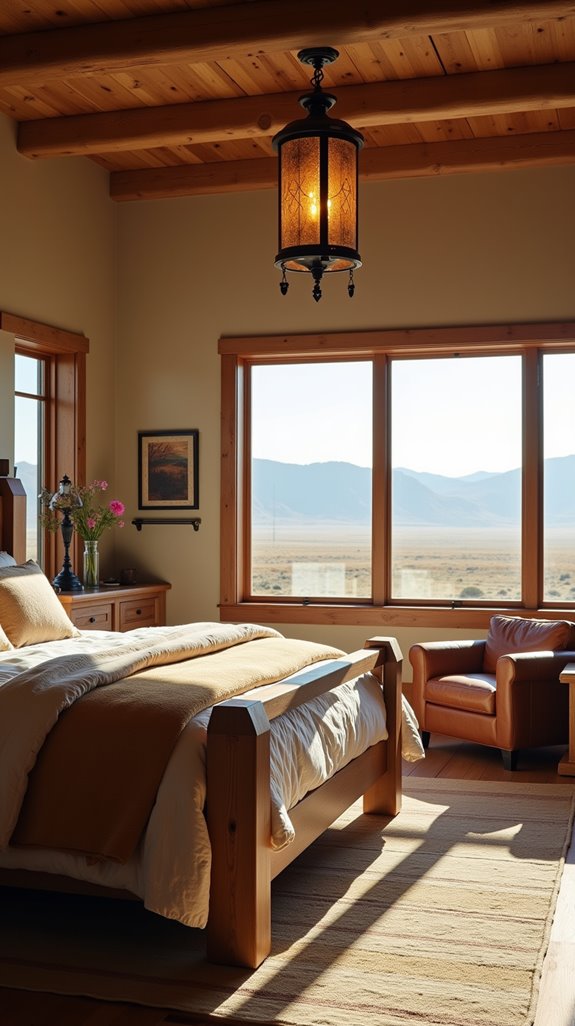 rustic statement lighting design