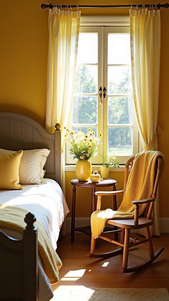 rustic yellow country charm