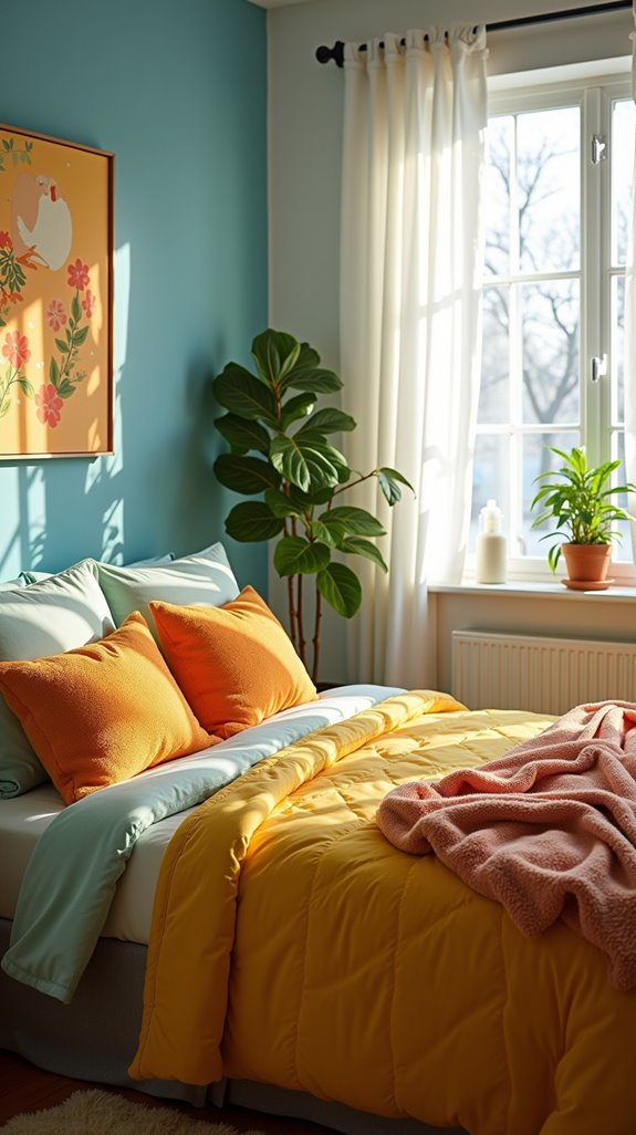 seasonal bedroom color refresh