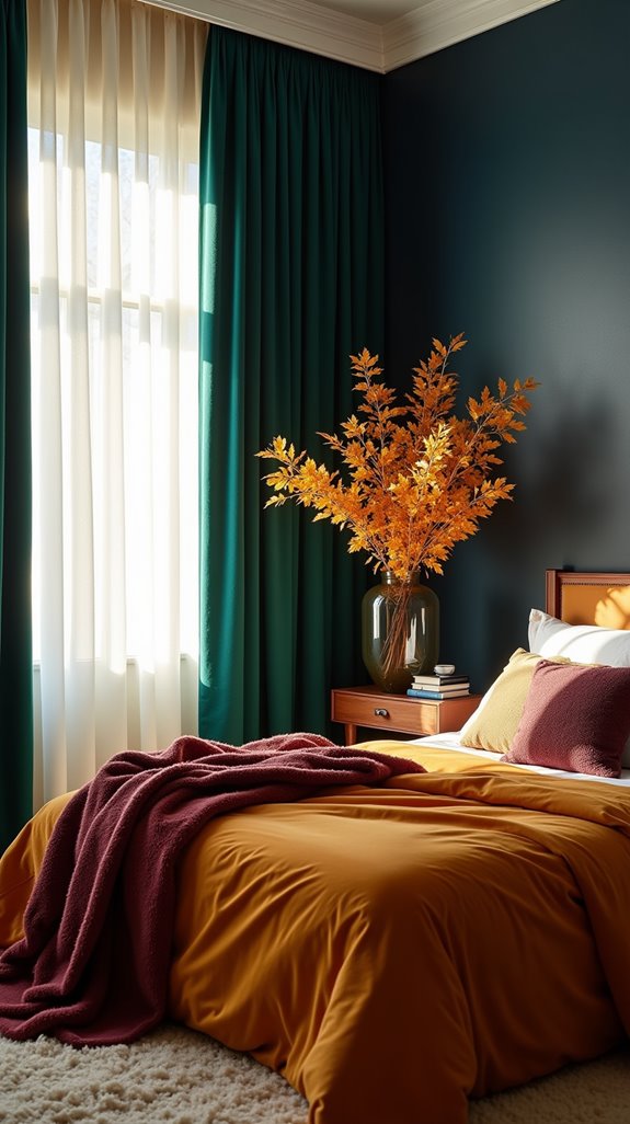 seasonal color bedroom transformation