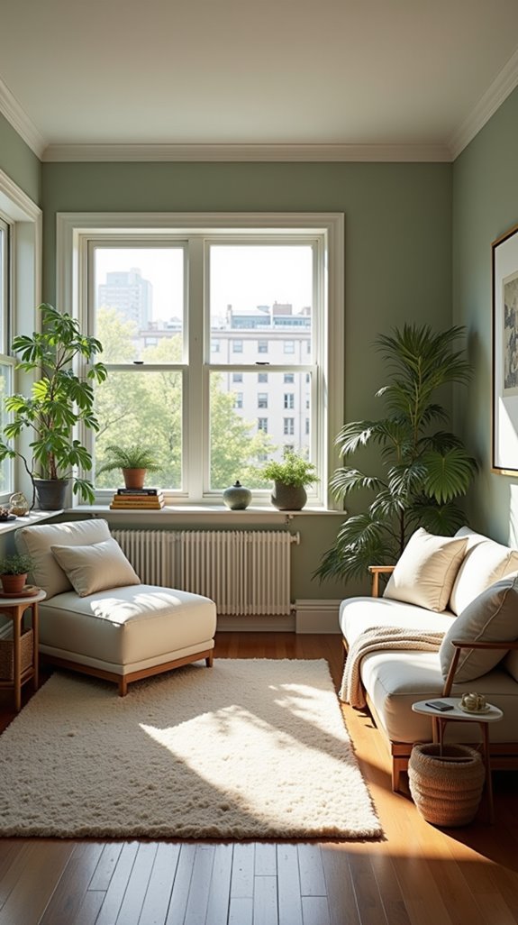 serene apartment color palette