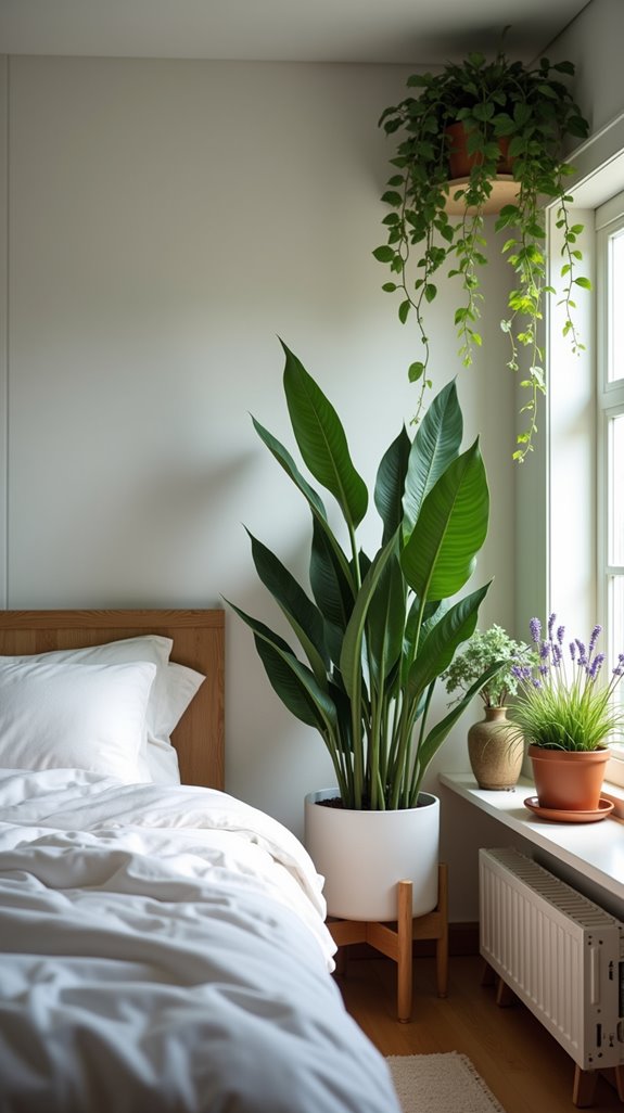 sleep enhancing bedroom plants