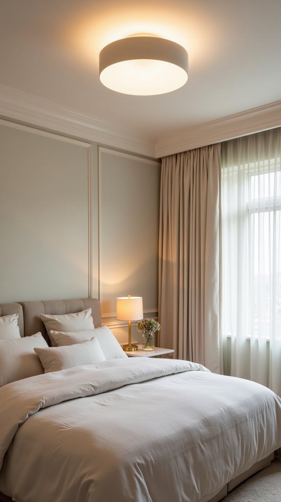 soft ambient ceiling lighting