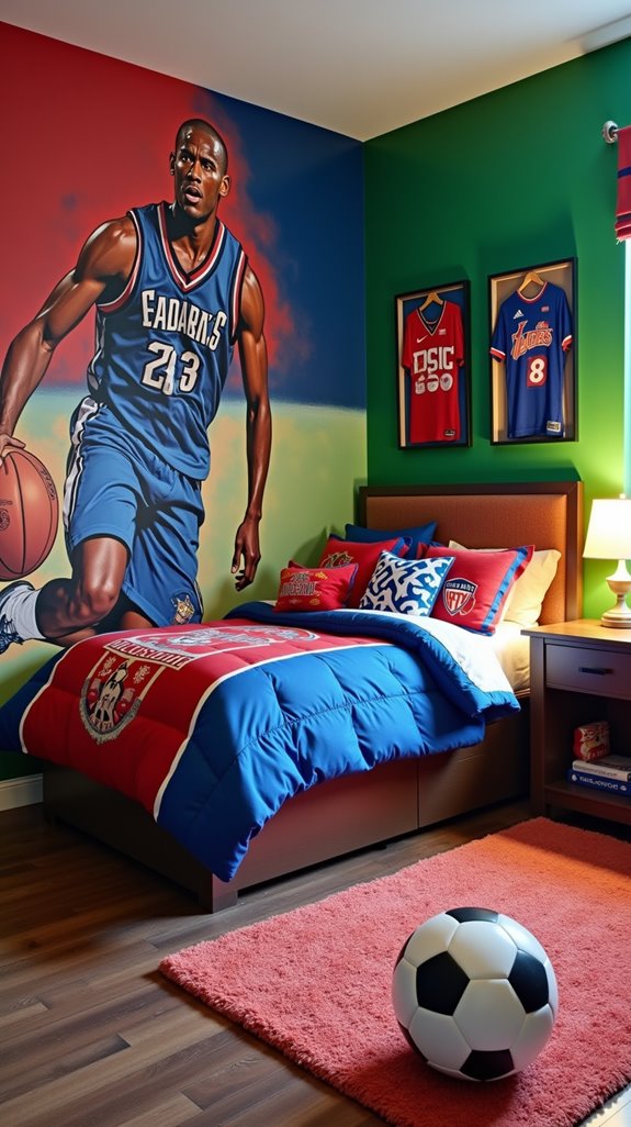 sporty bedroom transformation ideas