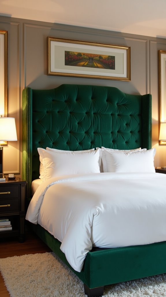 striking headboards enhance bedrooms