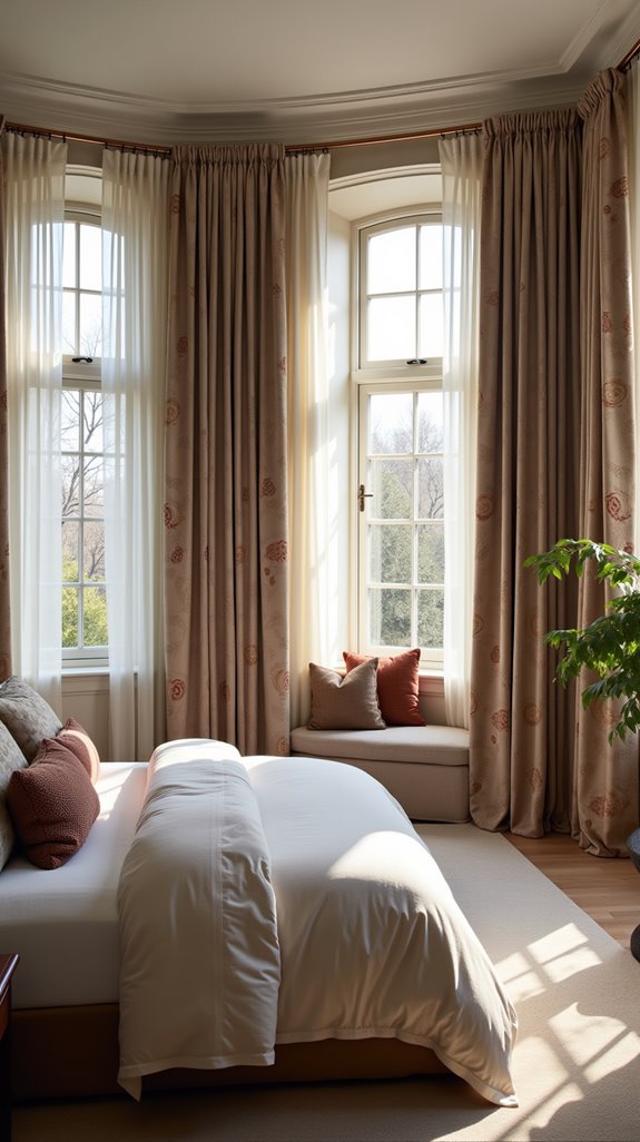 stylish bedroom curtain options