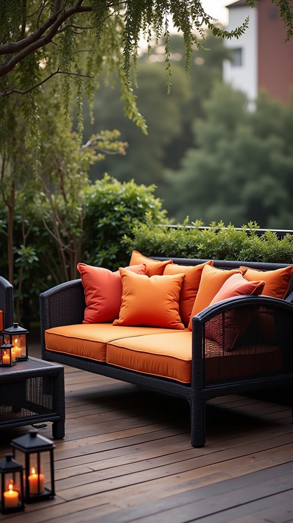stylish black outdoor furniture