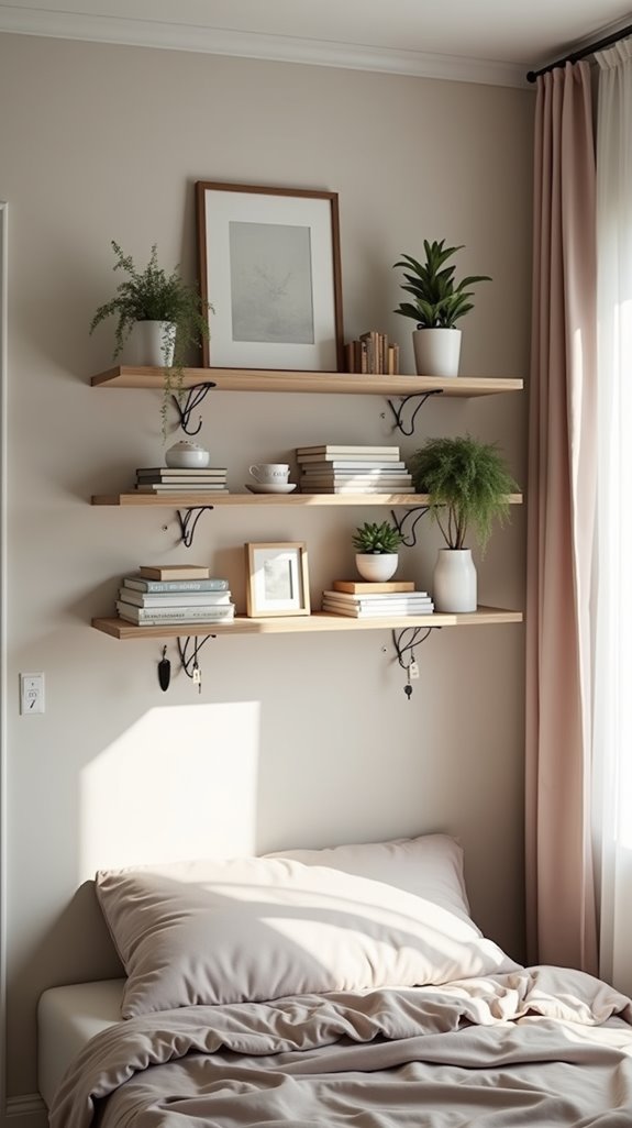 stylish organization with hooks