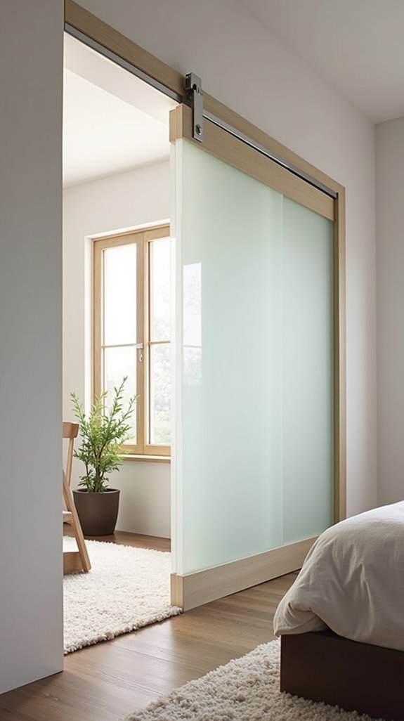 stylish space saving sliding doors