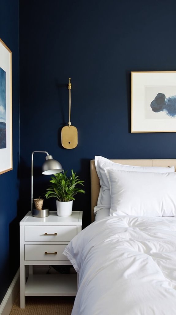 timeless navy and white