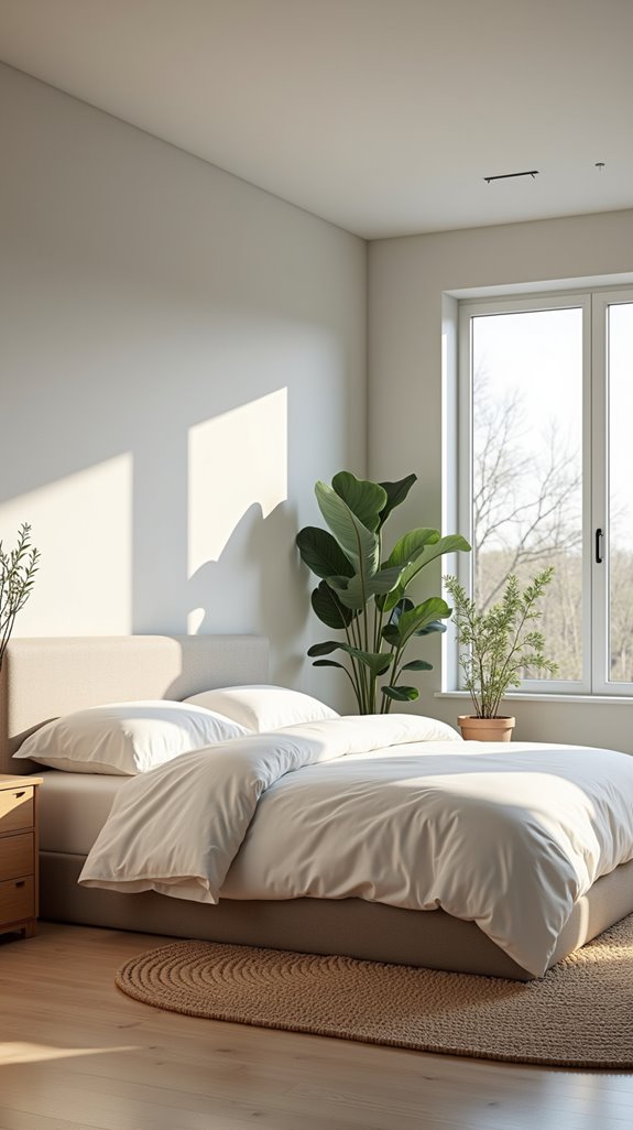 tranquil minimalist bedroom sanctuary