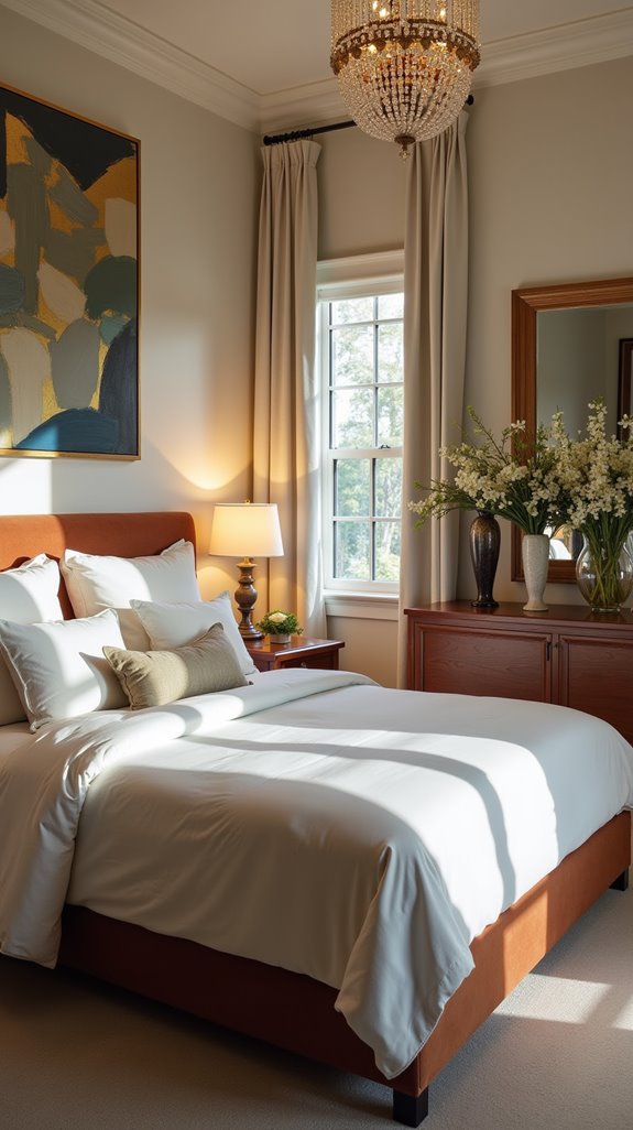 transform bedroom with artwork