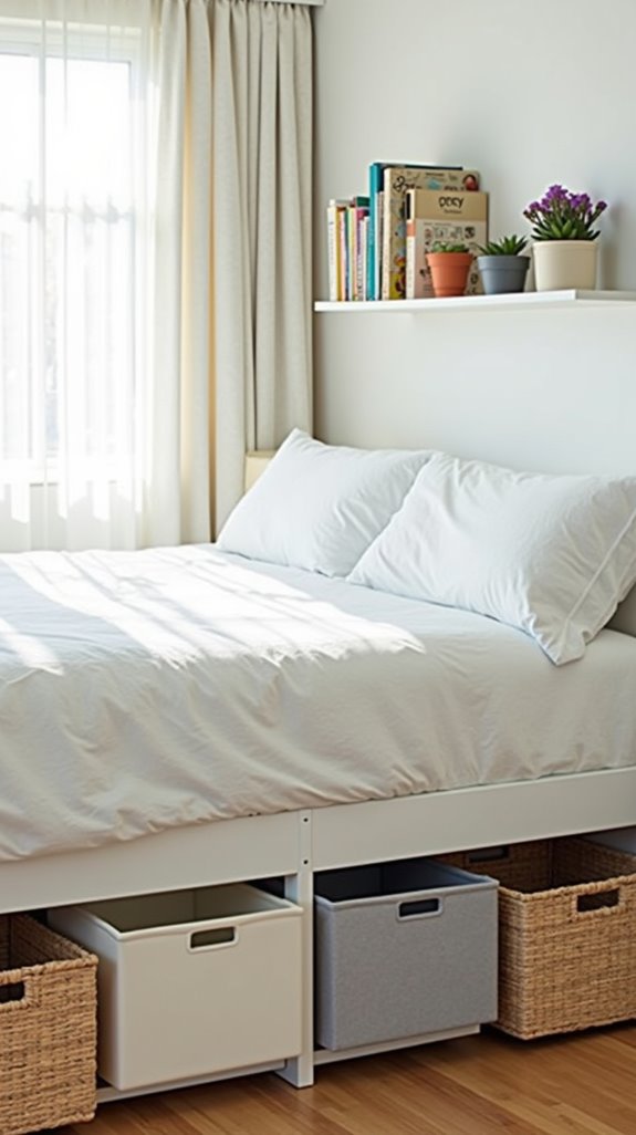 under bed storage solutions maximize space