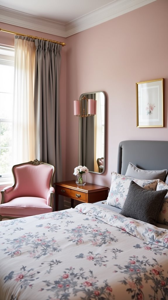 unique pink and grey combinations