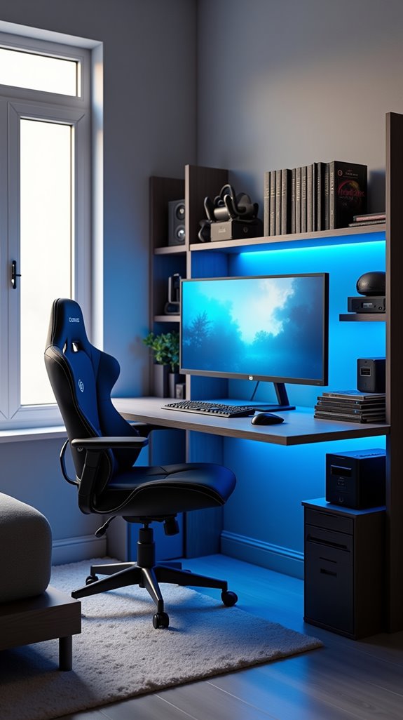 versatile gaming and study space