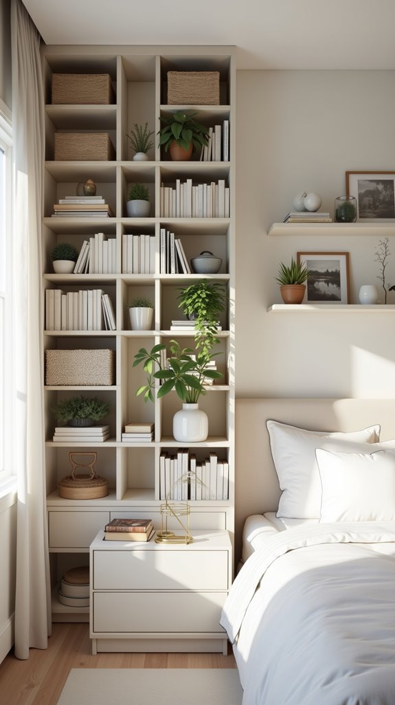 vertical storage maximizes space